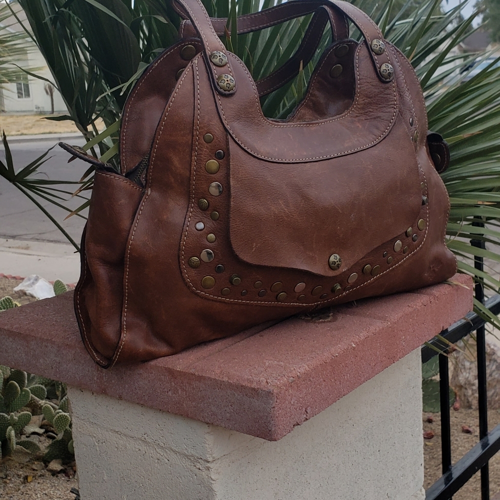 Patricia Nash Vintage Washed Ergo Satchel - Picture 3 of 3